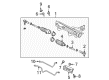 Mercury Mountaineer Rack And Pinion Diagram - 1L2Z-3504-NARM