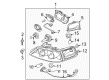 2008 Ford Escape Light Socket Diagram - 2U5Z-13411-SA