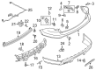 2015 Ford Police Interceptor Utility Bumper Diagram - BB5Z-17F828-AA