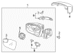 2013 Ford Focus Car Mirror Diagram - CM5Z-17K707-G