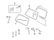 Ford Explorer Sport Lift Support Diagram - 2L2Z-98406A10-AA