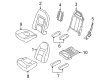 2014 Ford E-350 Super Duty Seat Cushion Diagram - 9C2Z-15632A22-A