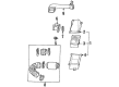 Ford Windstar Air Filter Box Diagram - F48Z9600B