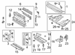 Lincoln Air Deflector Diagram - HP5Z-8310-D