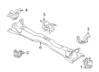 Lincoln Aviator Engine Mount Bracket Diagram - 4L2Z-6031-CA