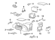 2002 Lincoln Blackwood Cup Holder Diagram - 2C6Z-1613562-AAA