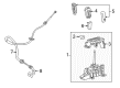 2012 Ford Expedition Shift Knob Diagram - 9L1Z-7213-BD