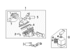 2006 Mercury Milan Air Duct Diagram - 6E5Z-9B659-EA