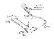 2021 Ford F-150 Automatic Transmission Oil Cooler Line Diagram - JL3Z-7R081-G