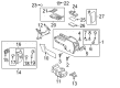 2009 Ford F-250 Super Duty Ashtray Diagram - F8CZ-5404788-BAA