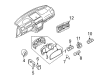 2009 Lincoln MKZ HVAC Control Module Diagram - 8H6Z-19980-CA