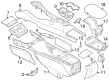 Ford Mustang Center Console Base Diagram - PR3Z-63045B30-AB