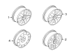 2005 Ford Freestyle Spare Wheel Diagram - 5F9Z-1007-AA