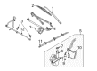 Mercury Windshield Wiper Diagram - 3L8Z-17528-AA