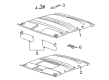 Lincoln LS Sun Visor Diagram - 1W4Z-5404104-AAC