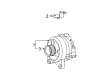 1999 Ford F-250 Alternator Diagram - 4U2Z-10V346-EMRM