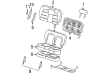 2005 Ford Explorer Seat Cushion Diagram - 5L2Z-7863840-AA