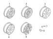 2004 Ford Freestar Spare Wheel Diagram - 3F2Z-1007-BA