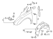 Ford Transit Connect Wheelhouse Diagram - DT1Z-16103-A