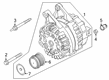 2021 Ford Escape Alternator Diagram - LX6Z-10346-F