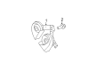 Ford Horn Diagram - BC3Z-13832-A