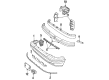 Mercury Capri Bumper Diagram - E9JY17D957A