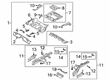 2022 Ford Escape Rear Crossmember Diagram - LX6Z-7811644-B