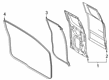 2019 Ford Ranger Door Seal Diagram - AB3Z-2125324-D