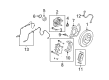 Lincoln MKX Brake Disc Diagram - 7U2Z-1V125-E