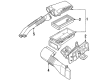 1996 Ford F-250 Air Filter Box Diagram - F4TZ-9600-C