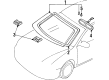 1999 Ford Escort Windshield Diagram - F8CZ-6303100-AB