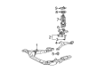 Mercury Sable Axle Beam Diagram - 4F1Z-5C145-AA