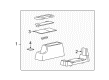 2006 Mercury Monterey Center Console Base Diagram - 5F2Z-17045A36-CAA