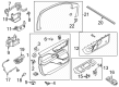 2021 Lincoln Aviator Door Moldings Diagram - LC5Z-7800014-AC