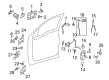 2011 Ford F-150 Door Handle Diagram - DL3Z-1522600-HA