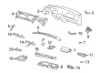 Lincoln Town Car Steering Column Cover Diagram - 6W1Z-5404459-AAA