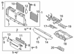 2019 Ford F-150 Air Deflector Diagram - JL3Z-8327-B