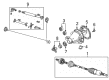 2004 Ford Thunderbird Differential Mount Diagram - XW4Z-4B425-AA