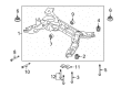 Ford Explorer Differential Mount Diagram - BB5Z-5872-A