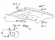 2016 Ford F-150 Sun Visor Diagram - GL3Z-1504105-AA