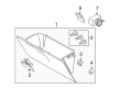 Ford F-350 Super Duty Glove Box Diagram - 8C3Z-2506024-AA