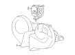 2001 Lincoln LS Horn Diagram - XW4Z-13832-AA