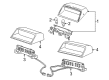 Ford Crown Victoria Back Up Light Diagram - 3W7Z-13434-AAD