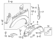 2015 Ford F-350 Super Duty Fender Diagram - BC3Z-16006-A