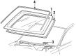 1994 Ford Mustang Windshield Diagram - F5ZZ-6303100-AA