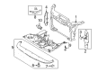 2011 Ford Flex Radiator Support Diagram - 8A8Z-16138-A