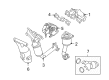 2008 Mercury Milan Exhaust Manifold Diagram - 8E5Z-5G232-B