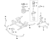 2013 Lincoln MKZ Coil Spring Insulator Diagram - DG9Z-8321-A