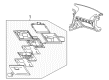 2002 Ford Thunderbird Glove Box Diagram - YW4Z54060T10CAE