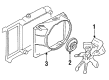 1992 Ford Thunderbird Fan Shroud Diagram - F1SZ8146B